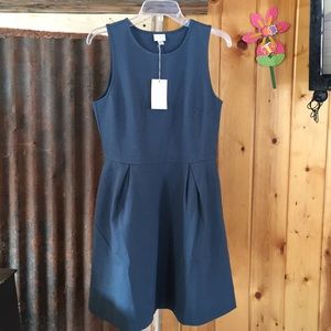 Teal A Line Dress With Pockets!